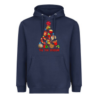 Navy tis the season mexican christmas Heavyweight Hoodie - MaliasSmallBusiness