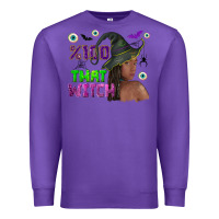 Purple 100 that witch Premium Sweatshirt - NancyCooperArtShop