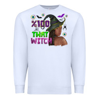 White 100 that witch Premium Sweatshirt - NancyCooperArtShop