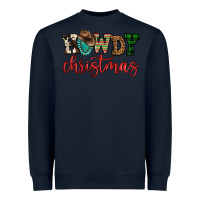 Navy howdy christmas Heavyweight Sweatshirt - FaDigitalArtStudio
