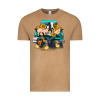 Vintage Camel farm truck farm animals Vintage Tee - FaDigitalArtStudio