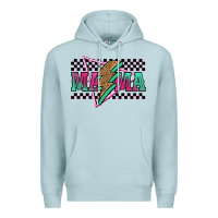 Blue Mist mama techno lightning bolt Premium Hoodie - Jasminsmagicworld