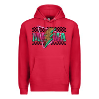 Cardinal mama techno lightning bolt Premium Hoodie - Jasminsmagicworld