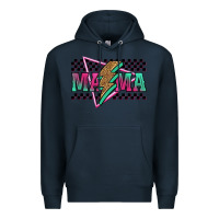 Navy mama techno lightning bolt Premium Hoodie - Jasminsmagicworld