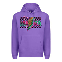 Purple mama techno lightning bolt Premium Hoodie - Jasminsmagicworld