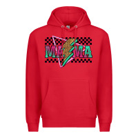 Red mama techno lightning bolt Premium Hoodie - Jasminsmagicworld