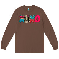 Chestnut xoxo holstein cow Long Sleeve Tee - AdoDesignShop