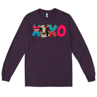 Plum xoxo holstein cow Long Sleeve Tee - AdoDesignShop