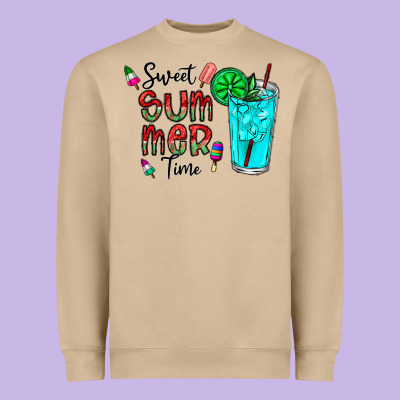 Sweet Summer Time Heavyweight Sweatshirt Designed By Cowhidedigitalart