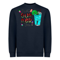 Navy sweet summer time Heavyweight Sweatshirt - CowhideDigitalArt