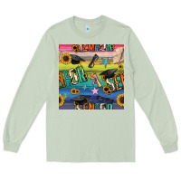 Matcha graduation seamless pattern Long Sleeve Tee - BundleAndBundleShop