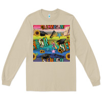 Mushroom graduation seamless pattern Long Sleeve Tee - BundleAndBundleShop