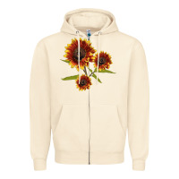 Sandshell ring o fine sunflower Zipper Hoodie - LillyAllenDesigns