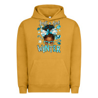 Pigment Peanut Butter just a girl who loves winter afro messy bun Urban Hoodie - texasbilliewilder