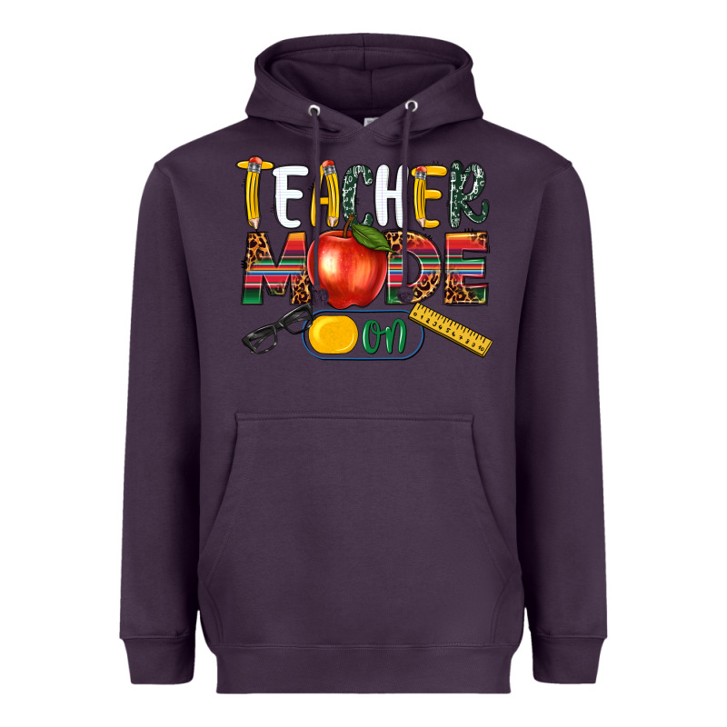 Teacher Mode On Heavyweight Hoodie by NancyCooperArtShop | Teevron