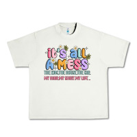 Pistachio its all a mess Urban Heavy Tee - JahusDesignShop