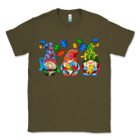 Army Green autism gnomes Classic Tee - AdoDesignShop