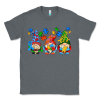 Charcoal Heather autism gnomes Classic Tee - AdoDesignShop