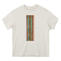 Cream Fall Pattern Heavy Core Tee - Artiststas