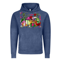 Vintage Denim mexican gnomes with coffee cups Vintage Hoodie - CTS Tumbler Store