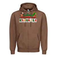 Chestnut Baking Christmas memories Zipper Hoodie - NancyCooperArtShop