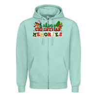 Seafoam Baking Christmas memories Zipper Hoodie - NancyCooperArtShop