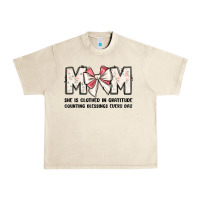 Sandshell mom she is clothed in gratitude counting blessings Urban Heavy Tee - JahusDesignShop
