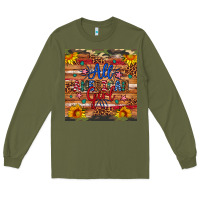 Army Green all american girl Long Sleeve Tee - Artiststas