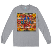 Heather Grey all american girl Long Sleeve Tee - Artiststas