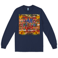 Navy all american girl Long Sleeve Tee - Artiststas