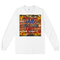 White all american girl Long Sleeve Tee - Artiststas