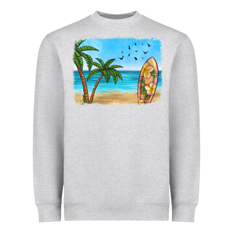 Beach Background Heavyweight Sweatshirt by HRA Design Shop | Teevron