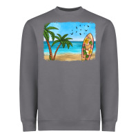 Storm beach background Heavyweight Sweatshirt - HRA Design Shop