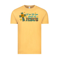 Vintage Mustard let me tell you about my jesus Vintage Tee - HRA Design Shop