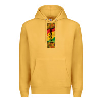 Mustard juneteenth pen wrap Premium Hoodie - BarkalooDesign