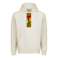 Oatmeal Heather juneteenth pen wrap Premium Hoodie - BarkalooDesign