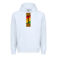 White juneteenth pen wrap Premium Hoodie - BarkalooDesign
