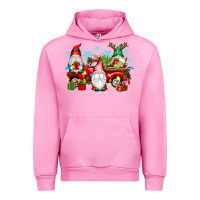 Fuchsia Pink christmas gnome truck Urban Hoodie - texasbilliewilder