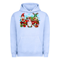 Pigment Grape Ice christmas gnome truck Urban Hoodie - texasbilliewilder
