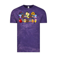 Cloud Purple teacher squad Vintage Tee - AdoDesignShop