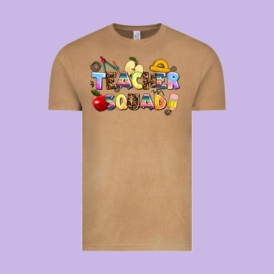 Teacher Squad Vintage Tee Designed By Adodesignshop