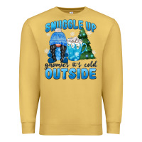 Antique Gold snuggle up gnomies it's cold outside Premium Sweatshirt - MaliasSmallBusiness