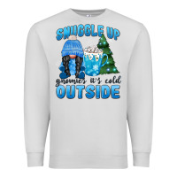 Dove Grey snuggle up gnomies it's cold outside Premium Sweatshirt - MaliasSmallBusiness