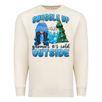 Sandshell snuggle up gnomies it's cold outside Premium Sweatshirt - MaliasSmallBusiness