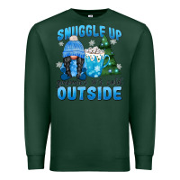 Sports Green snuggle up gnomies it's cold outside Premium Sweatshirt - MaliasSmallBusiness