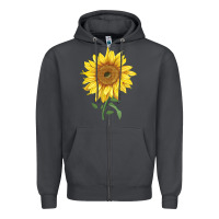 Smoke bambino sunflower Zipper Hoodie - LillyAllenDesigns