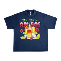 Navy the three amigos Urban Heavy Tee - JahusDesignShop