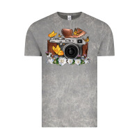 Cloud Rock floral butterfly film roll vintage camera Vintage Tee - FaDigitalArtStudio