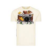 Vintage Arctic floral butterfly film roll vintage camera Vintage Tee - FaDigitalArtStudio