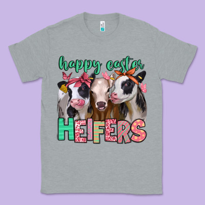Happy Easter Heifers Classic Tee Designed By Jasminsmagicworld